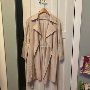 Club Monaco trench coat. Blush. Size S.